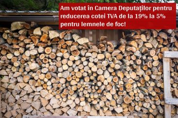 Veste bună pentru romașcanii care își încălzesc locuințele cu lemne
